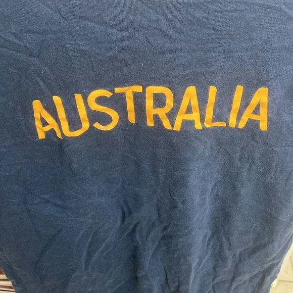 Vintage Nike Navy Australia Football T-Shirt - Picture 6 of 6
